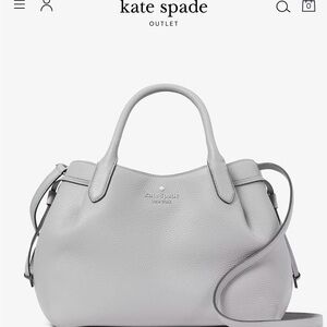Kate Spade Dumpling Large Satchel - Mountain Grey